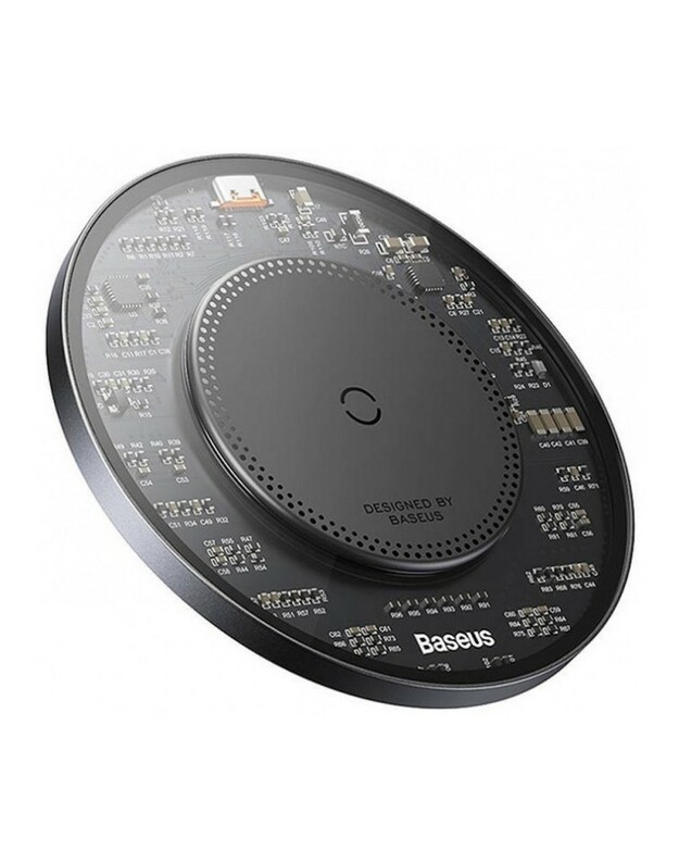 Įkroviklis belaidis Baseus BS-W530 15W juodas CCJJ050001