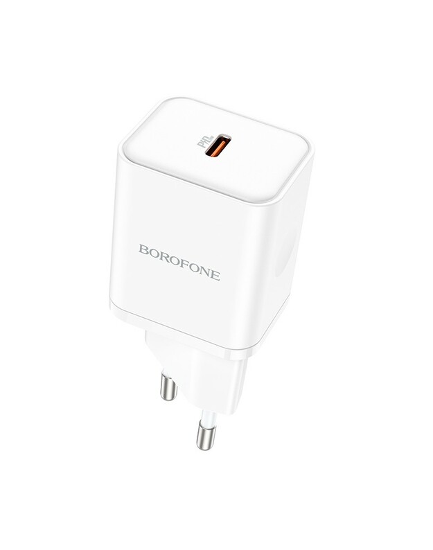 Įkroviklis Borofone BN6 20W USB-C baltas