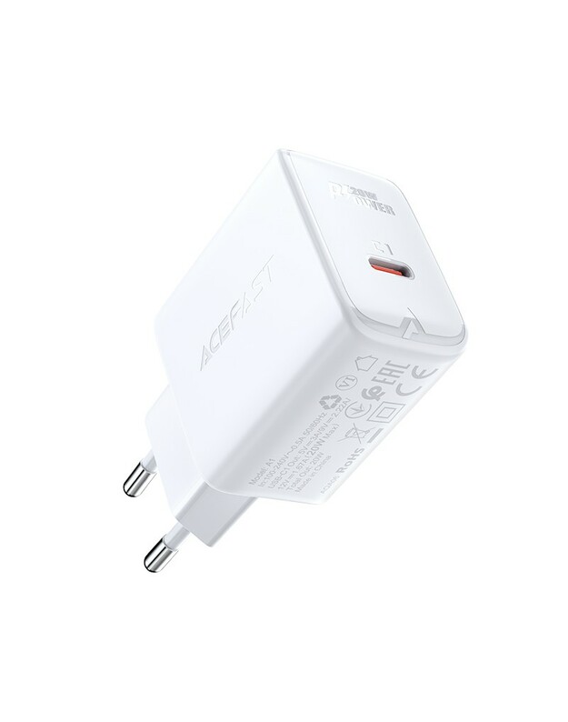 Įkroviklis buitinis Acefast A1 PD20W USB-C baltas