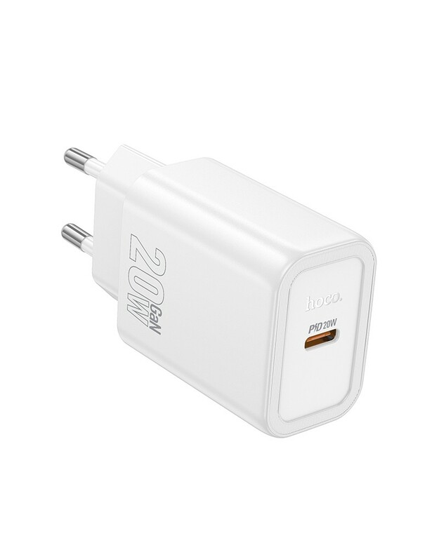 Įkroviklis Hoco N60 20W GaN USB-C baltas
