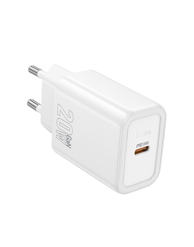Įkroviklis Hoco N60 20W GaN USB-C baltas