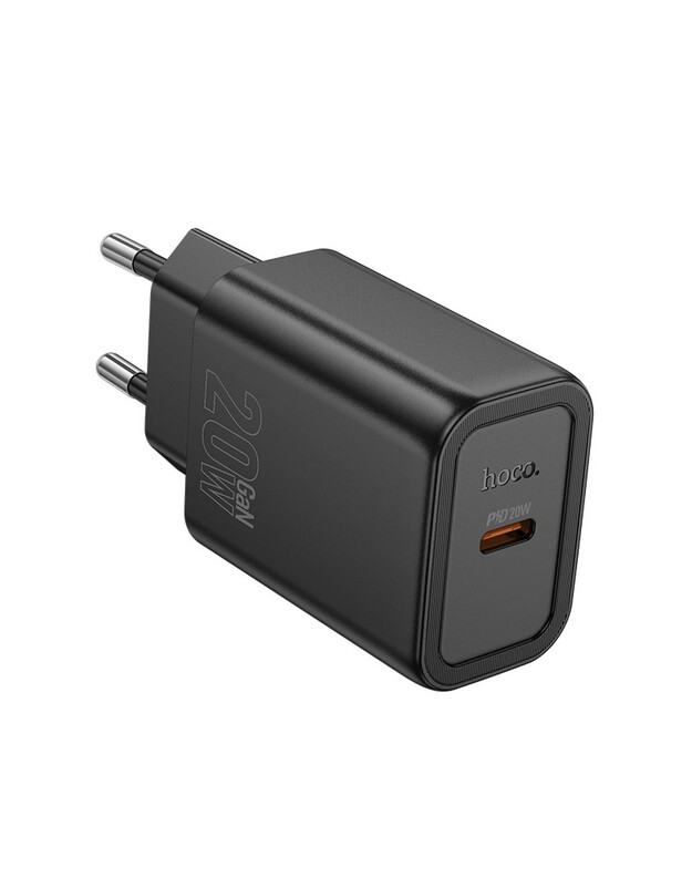 Įkroviklis Hoco N60 20W GaN USB-C juodas