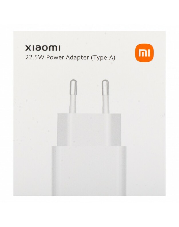 Įkroviklis Xiaomi 22.5W USB-A baltas BHR7757EU