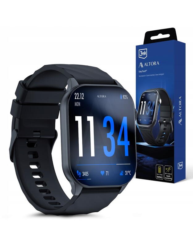 Išmanusis laikrodis 3mk Altora Easy Touch
