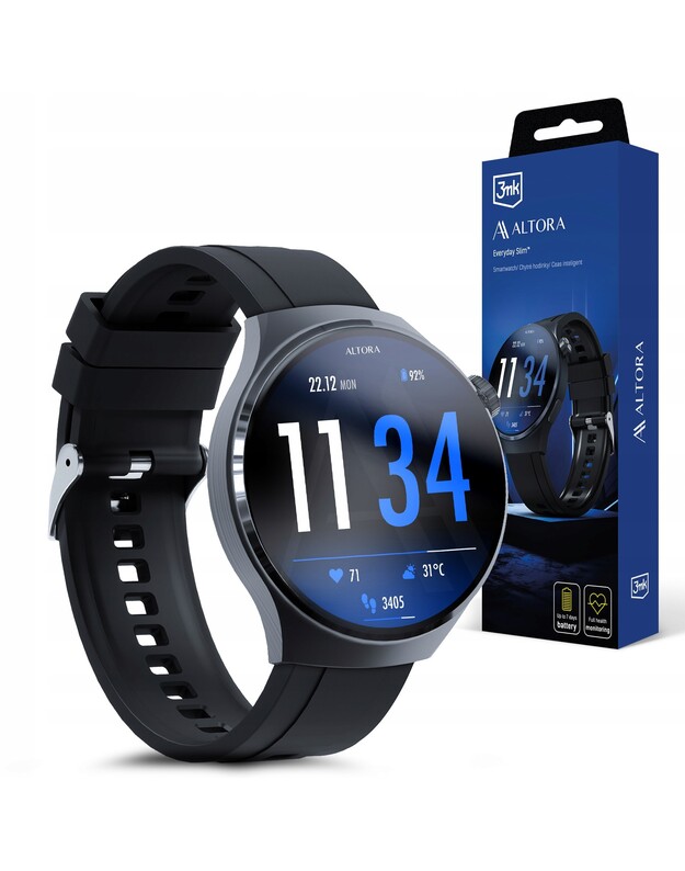 Išmanusis laikrodis 3mk Altora Everyday Slim