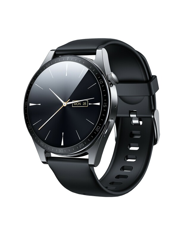 Išmanusis laikrodis Joyroom JR-FC2 Classic Series Smart Watch (Make/Answer Call) juodas