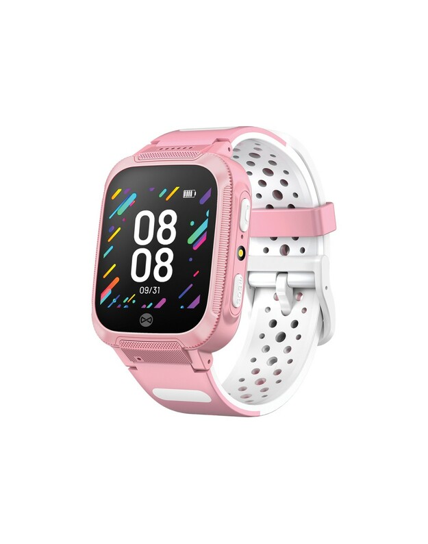 Išmanusis laikrodis vaikams Forever Smartwatch GPS Kids Find Me 2 KW-210 rožinis