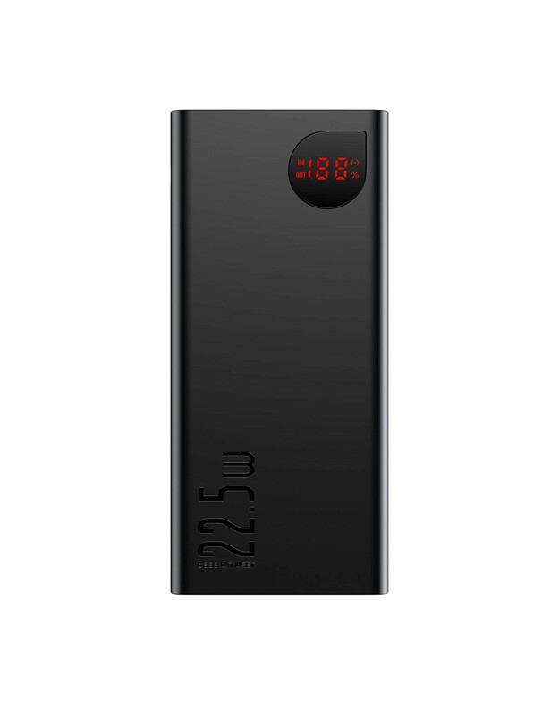 Išorinė baterija Power Bank Baseus Adaman 22.5W 20000mAh juoda PPAD070101