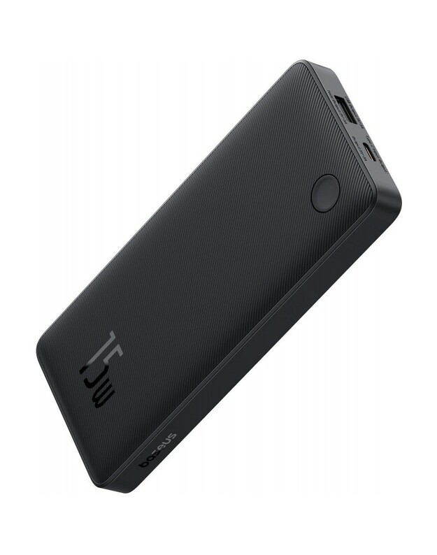 Išorinė baterija Power Bank Baseus Airpow Lite 15W 10000mAh juoda P10067500123-00
