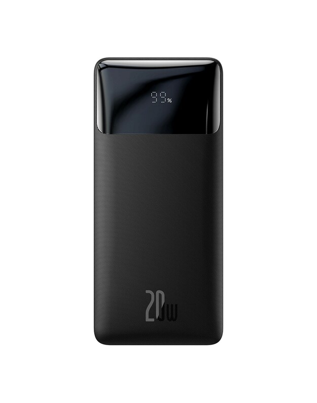 Išorinė baterija Power Bank Baseus Bipow 20W 20000mAh juoda PPBD050501