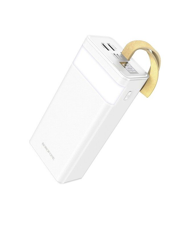 Išorinė baterija Power Bank Borofone BJ18A 2xUSB 2A 30000mAh balta