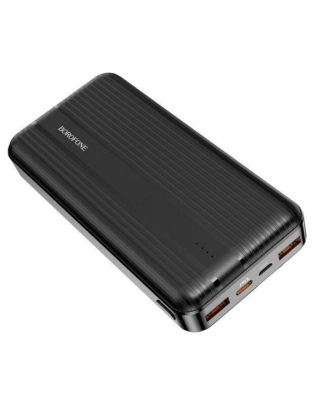Išorinė baterija Power Bank Borofone BJ9A Type-C PD+Quick Charge 3.0 (3A) 20000mAh juoda