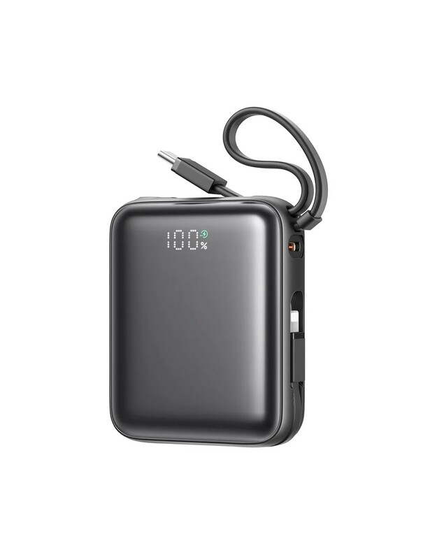 Išorinė baterija Power Bank Joyroom JR-PBF27 22.5W Mini 10000mAh juoda