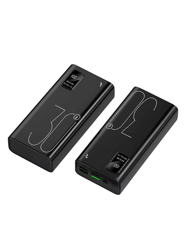 Išorinė baterija Power Bank Reach RR-H34B 22.5W 30000mAh juoda