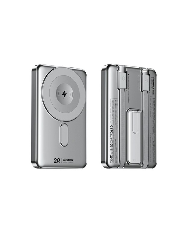 Išorinė baterija Power Bank Remax CX-2 15W MagSafe 10000mAh pilka