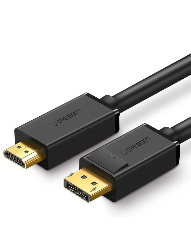Kabelis Ugreen DP101 DisplayPort to HDMI 1.5m juodas