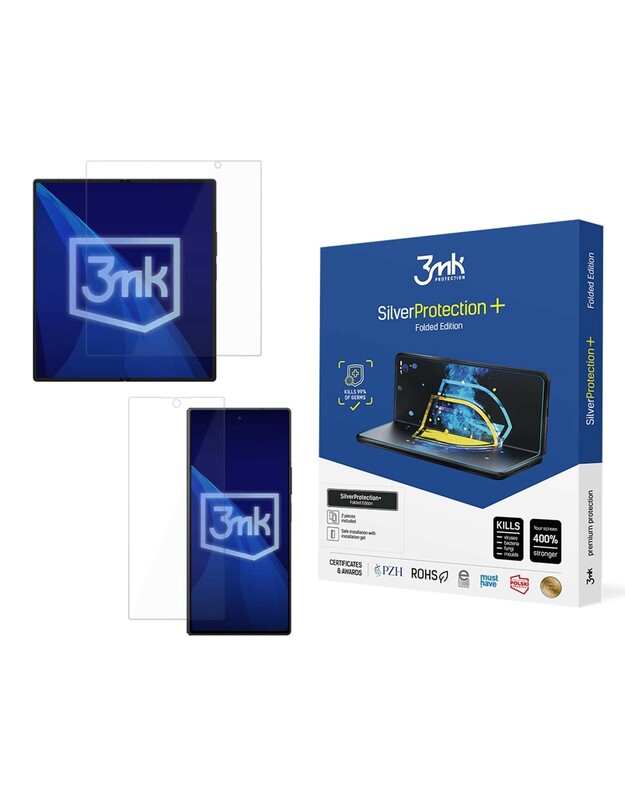 LCD apsauginė plėvelė 3mk Silver Protection+ Folded Edition Samsung F966 Z Fold7