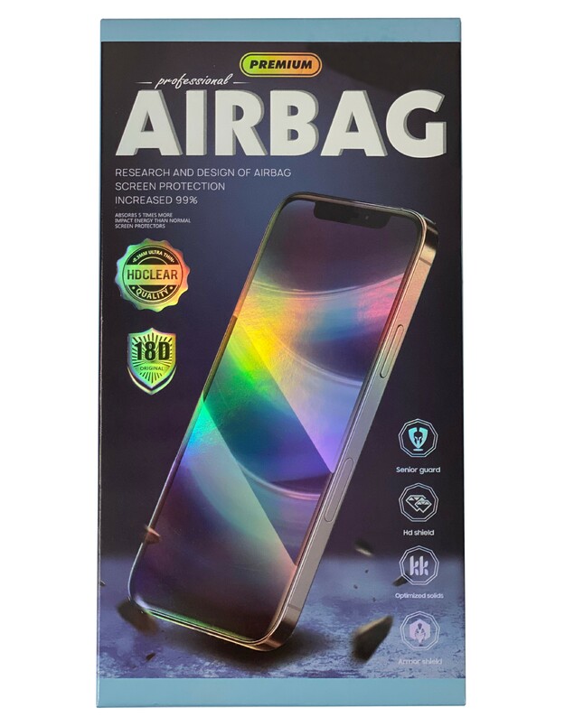 LCD apsauginis stikliukas 18D Airbag Shockproof Samsung A245 A24 4G/A246 A24 5G juodas