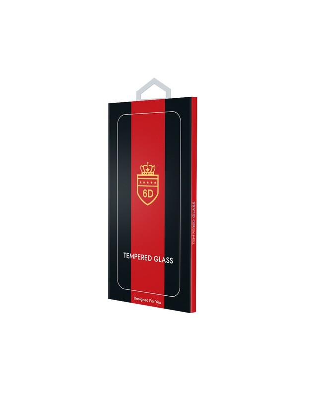 LCD apsauginis stikliukas 6D Xiaomi Redmi Note 14 Pro Plus 5G juodas