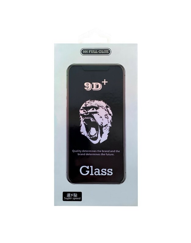 LCD apsauginis stikliukas 9D Gorilla Apple iPhone 17 juodas