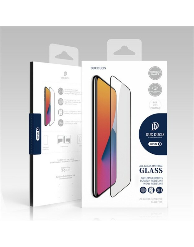 LCD apsauginis stikliukas Dux Ducis Apple iPhone 7/8/SE 2020/SE 2022 baltas