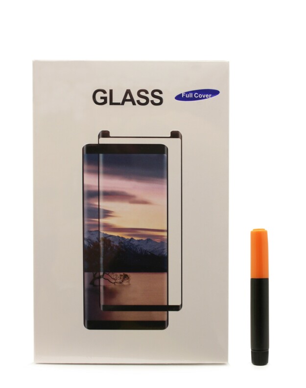 LCD apsauginis stikliukas M1 5D UV Glue Samsung S906 S22 Plus 5G lenktas skaidrus