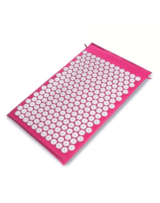 Masažinis akupresūros kilimėlis MM-002 rožinis