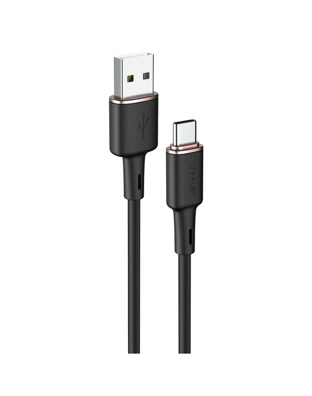USB kabelis Acefast C2-04 USB-A to USB-C 1.2m juodas