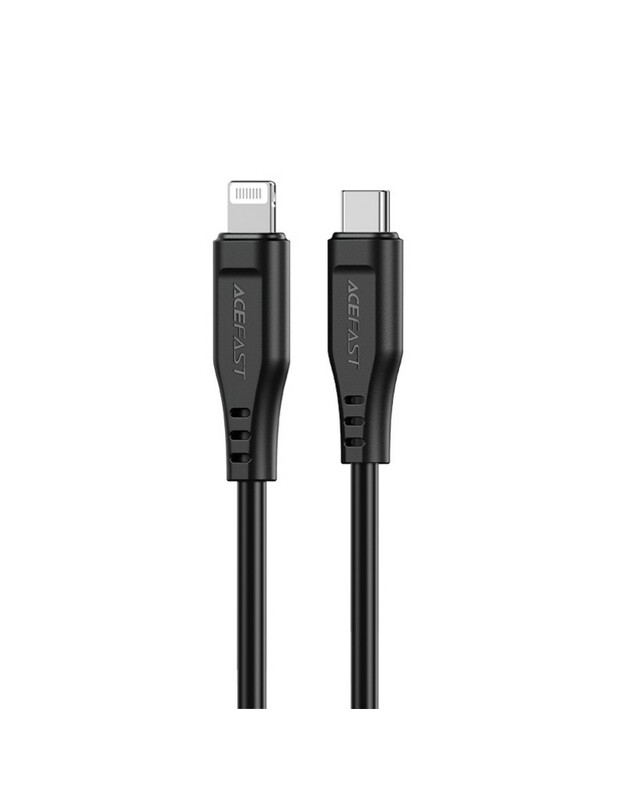 USB kabelis Acefast C3-01 MFi PD30W USB-C to Lightning 1.2m juodas