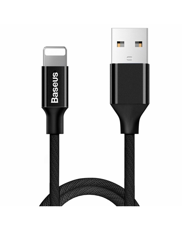 USB kabelis Baseus Yiven USB-A to Lightning 1.2m juodas CALYW-01