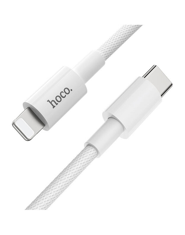 USB kabelis Hoco X56 PD Type-C į Lightning 1.0m baltas