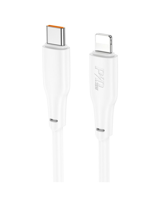 USB kabelis Hoco X93 PD20W USB-C to Lightning 2.0m baltas