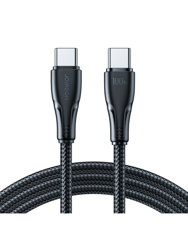 USB kabelis Joyroom S-CC100A11 Type-C to Type-C 100W 1.2m baltas
