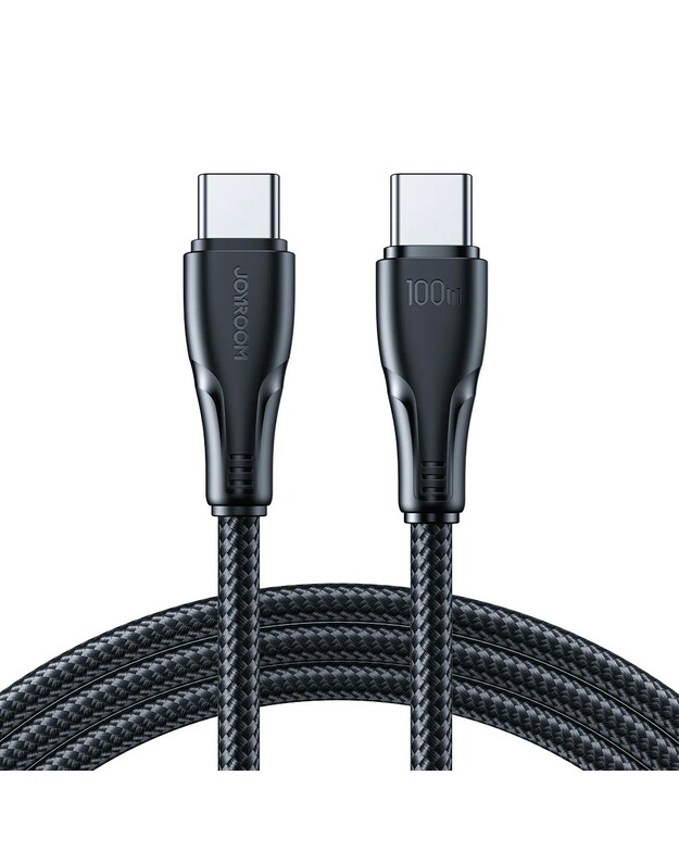 USB kabelis Joyroom S-CC100A11 Type-C to Type-C 100W 1.2m juodas