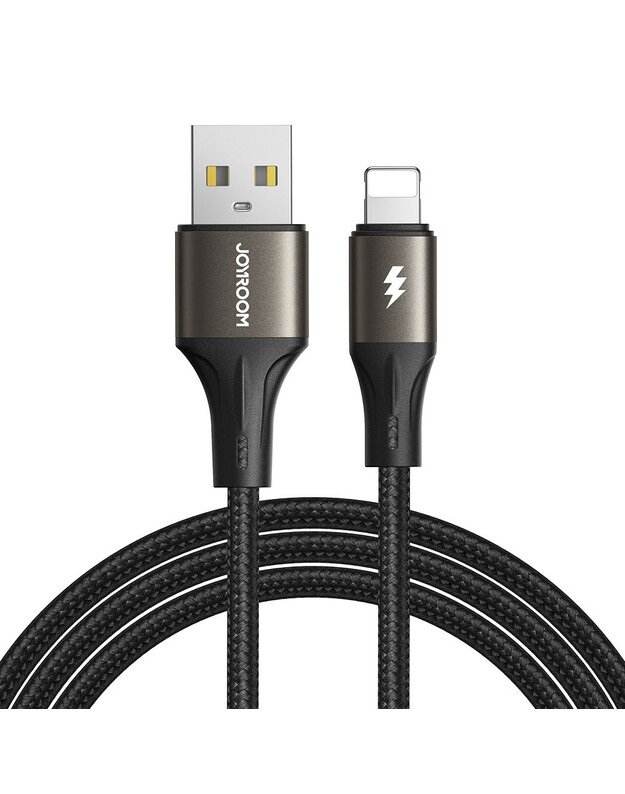 USB kabelis Joyroom SA25-AL3 USB to Lightning 3A 1.2m juodas