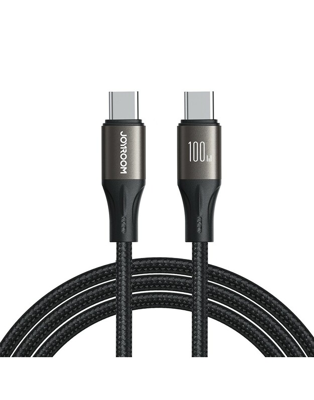 USB kabelis Joyroom SA25-CC5 USB-C to USB-C 100W 1.2m juodas