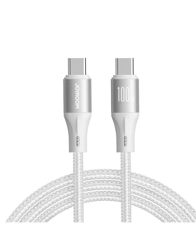 USB kabelis Joyroom SA25-CC5 USB-C to USB-C 100W 2.0m baltas