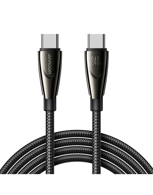 USB kabelis Joyroom SA31-CC5 USB-C to USB-C 240W 1.2m juodas