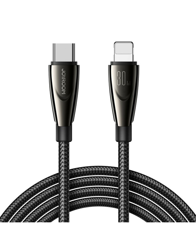 USB kabelis Joyroom SA31-CL3 USB-C to Lightning 30W 1.2m juodas