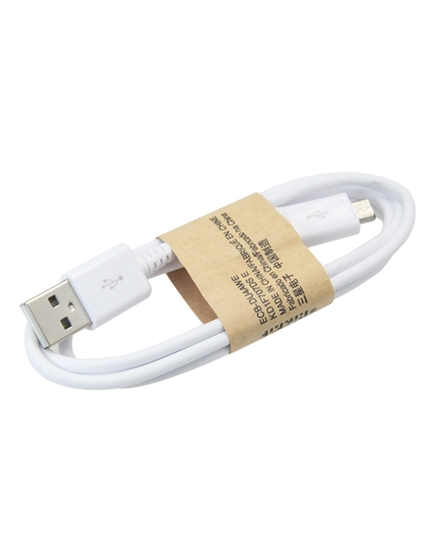 USB kabelis microUSB baltas HQ, 1.0m