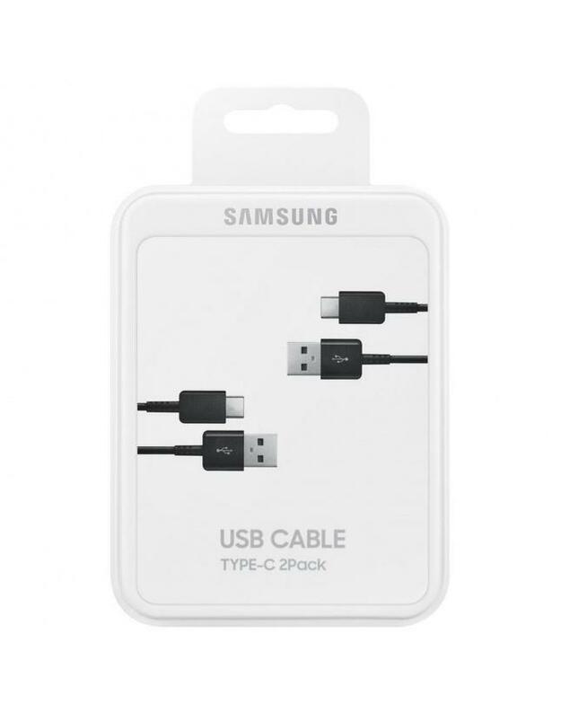 USB kabelis Samsung EP-DG930MBEGWW Type-C 1.5m 2vnt. juodas