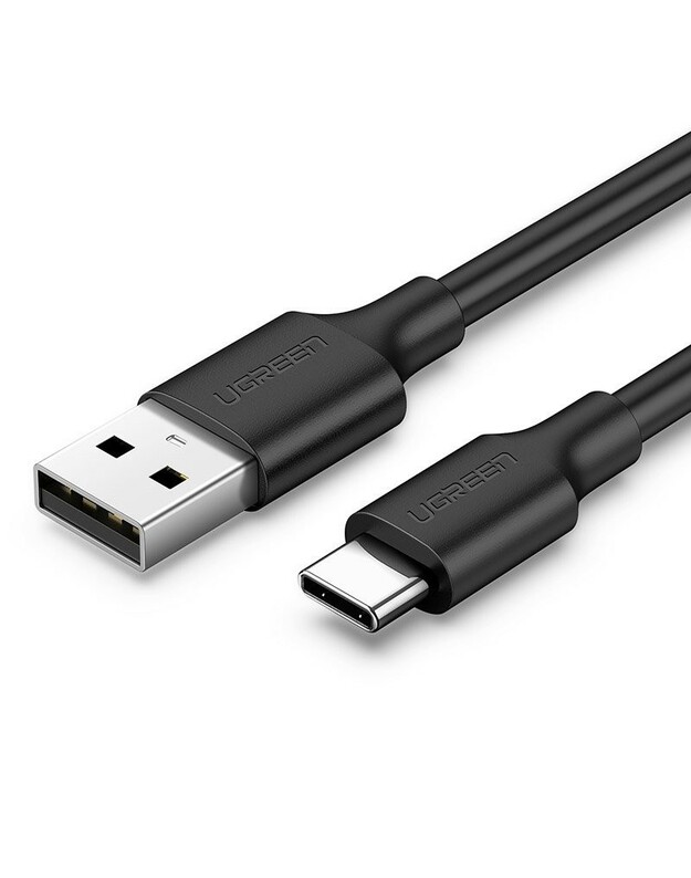 USB kabelis Ugreen US287 USB to USB-C 3A 2.0m juodas