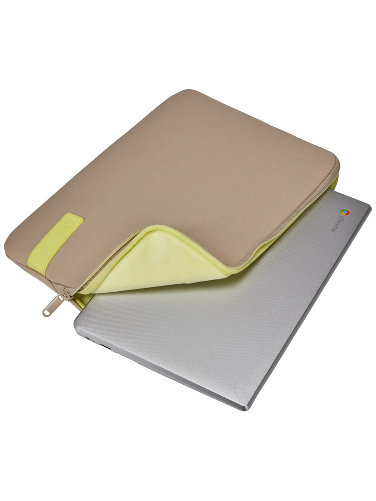 Case Logic Reflect Laptop Sleeve 13.3 REFPC-113 Plaza Taupe/Sun-Lime (3204689)