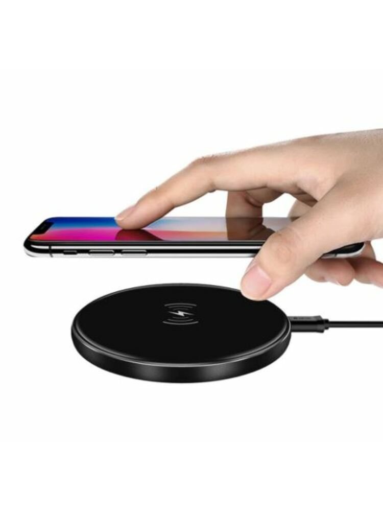 Devia Aurora Series Ultra-slim Wireless Quick Charger (V2) (10W) black