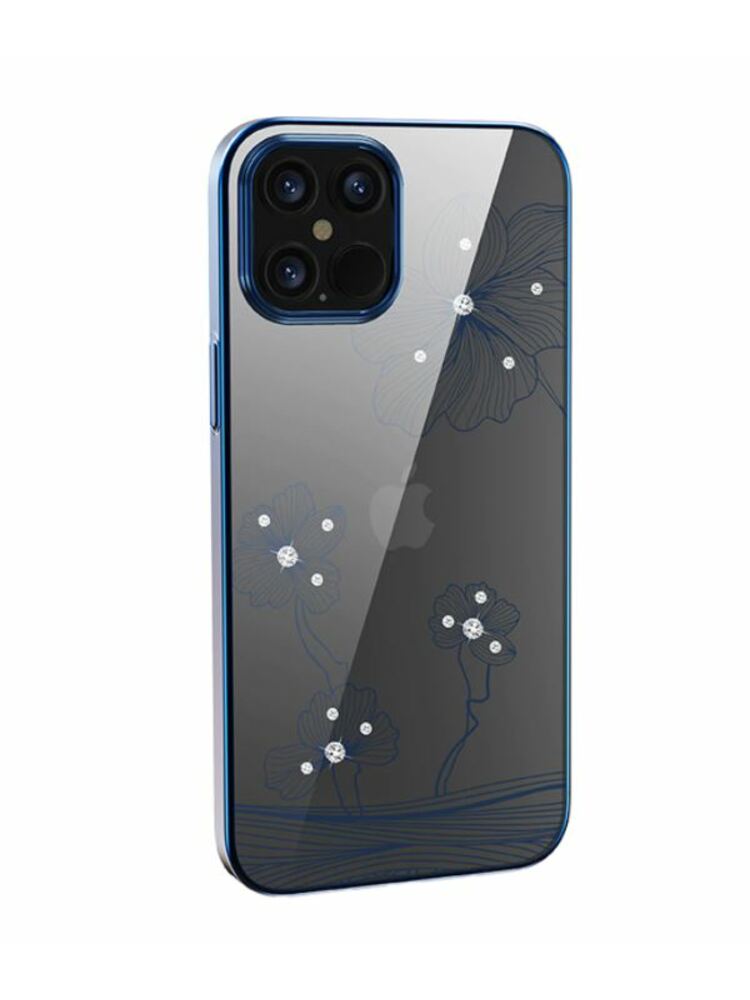 Devia Crystal Flora case iPhone 12/12 Pro blue