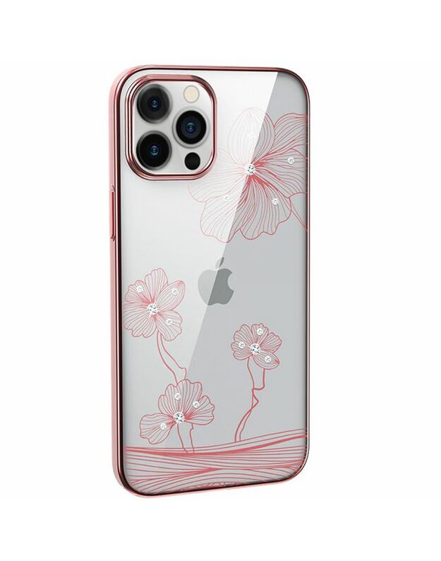 Devia Crystal Flora case iPhone 12 mini rose gold