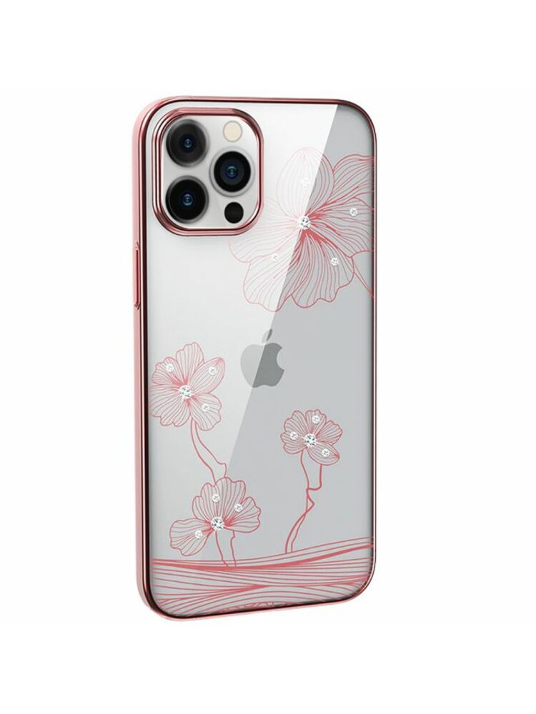 Devia Crystal Flora case iPhone 12 mini rose gold