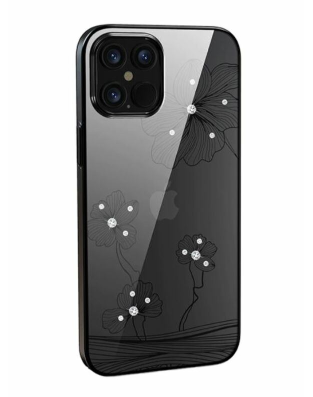 Devia Crystal Flora case iPhone 12 Pro Max black