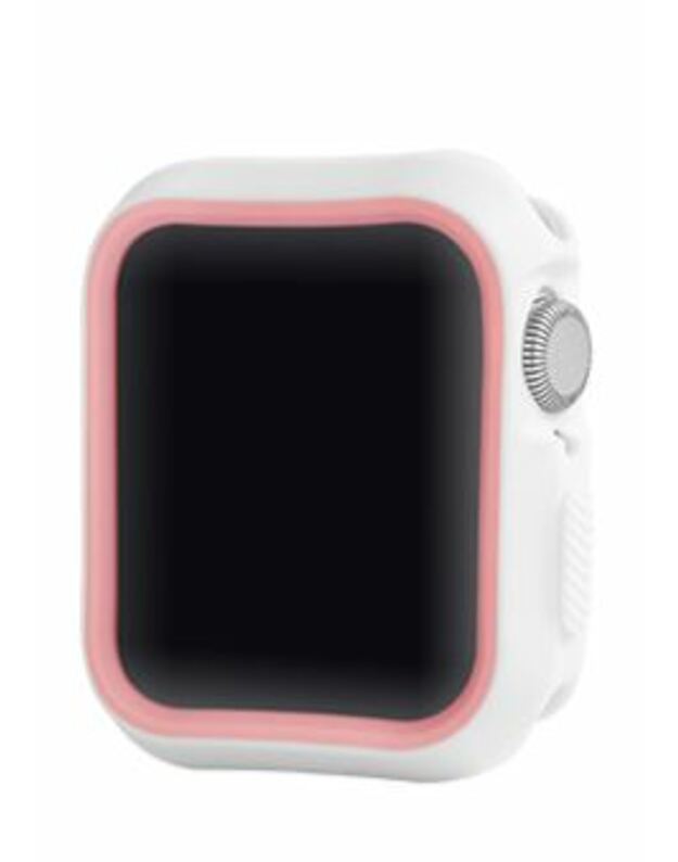 Devia Dazzle Series protective case (44mm) for Apple Watch white pink