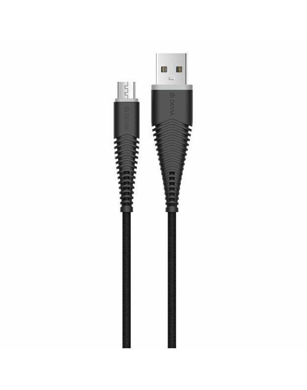 Devia Fish 1 Series Cable for Micro USB (5V 2.4A,1.5M) black